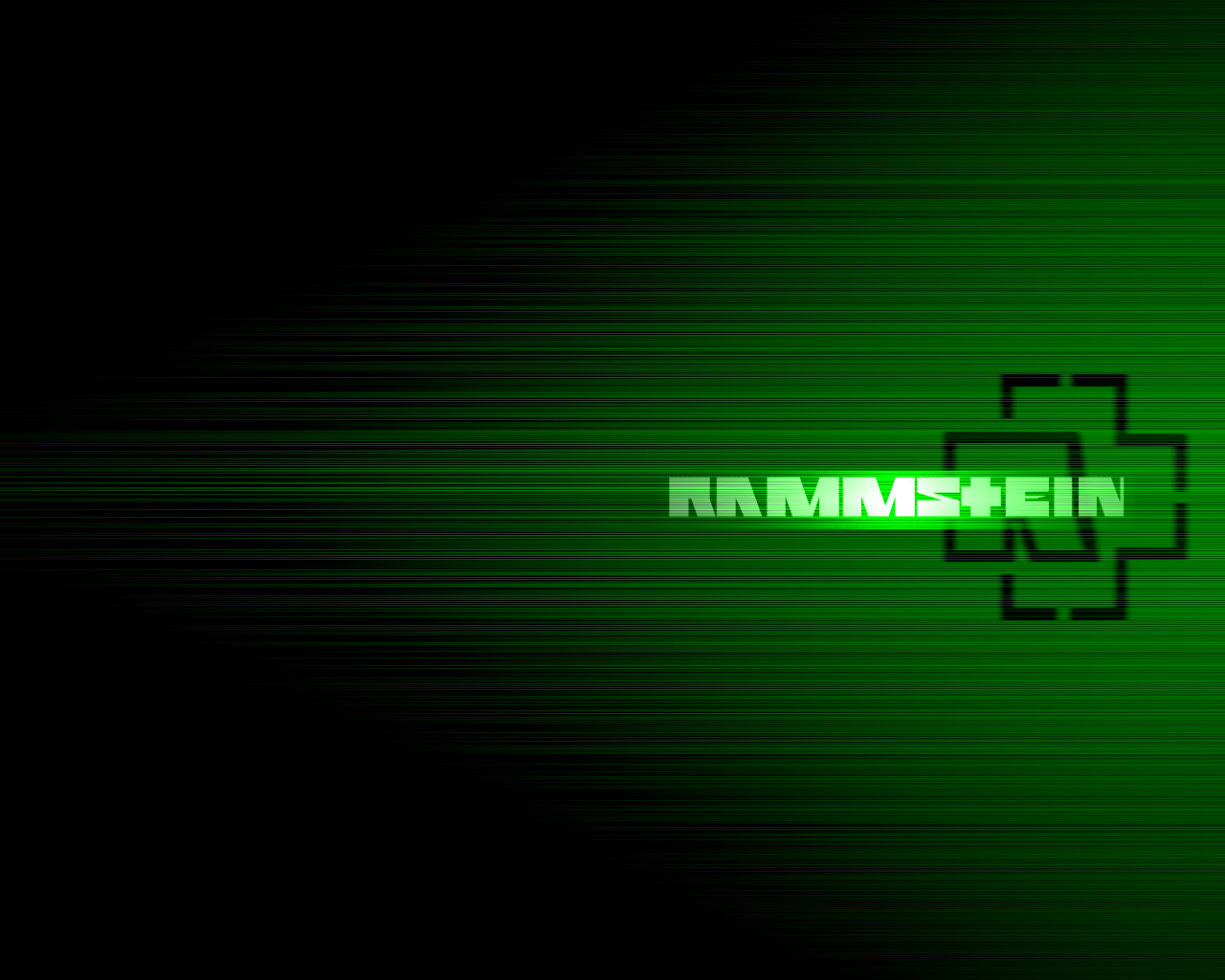 Rammstein Matrixgreen Wallpaper